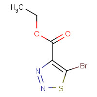 6439-91-4 5-Bromo-1,2,3-thiadiazole-4-carboxylic acid ethyl ester chemical structure