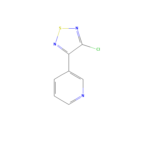 131986-28-2 3-Chloro-4-(pyridin-3-yl)-1,2,5-thiadiazole chemical structure