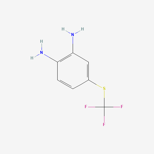 370-46-7 4-Trifluoromethylthiobenzene-1,2-diamine chemical structure