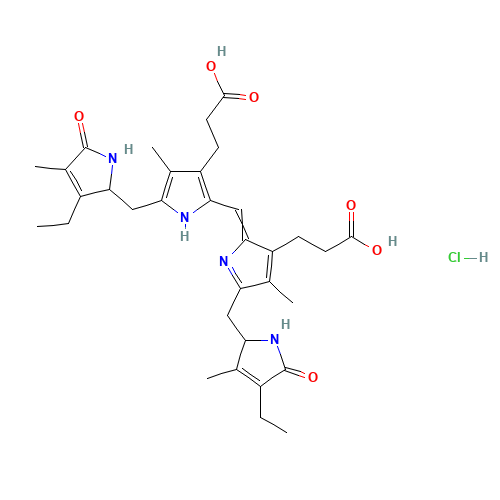 28925-89-5 Urobilin IX hydrochloride chemical structure