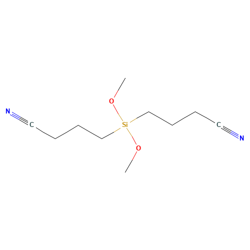 92779-73-2 Bis(3-cyanopropyl)dimethoxysilane chemical structure