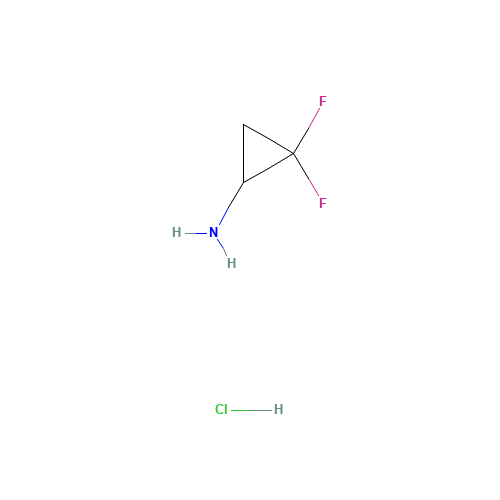 105614-25-3 2,2-Difluorocycloprop-1-ylamine hydrochloride chemical structure