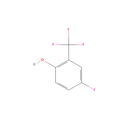 130047-19-7 4-Fluoro-2-(trifluoromethyl)phenol chemical structure