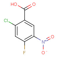 114776-15-7 2-Chloro-4-fluoro-5-nitrobenzoicacid chemical structure