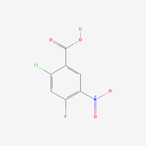 114776-15-7 2-Chloro-4-fluoro-5-nitrobenzoicacid chemical structure