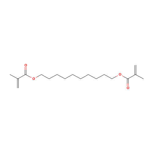 6701-13-9 1,10-Decanedioldimethacrylate chemical structure