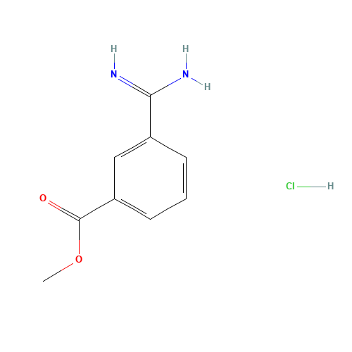18219-39-1 3-Methoxycarbonylbenzamidinehydrochloride chemical structure