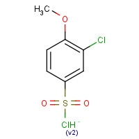 22952-43-8 3-Chloro-4-methoxybenzenesulfonylchloride chemical structure