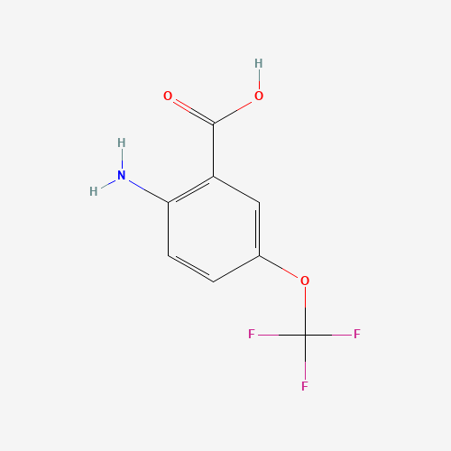 83265-56-9 2-Amino-5-trifluoromethoxybenzoic acid chemical structure