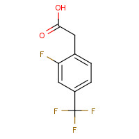 209991-64-0 2-Fluoro-4-trifluoromethyphenylacetic acid chemical structure