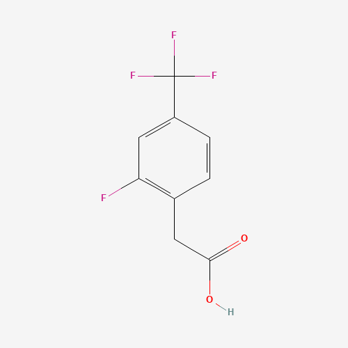 209991-64-0 2-Fluoro-4-trifluoromethyphenylacetic acid chemical structure