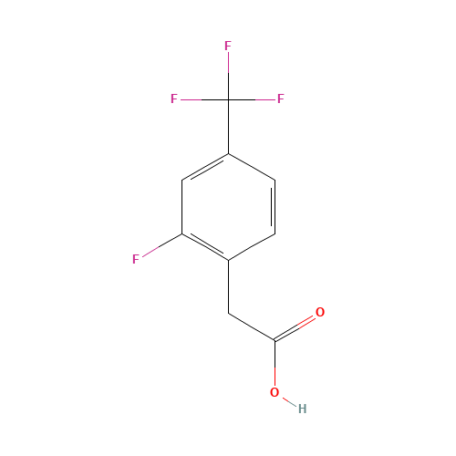 209991-64-0 2-Fluoro-4-trifluoromethyphenylacetic acid chemical structure