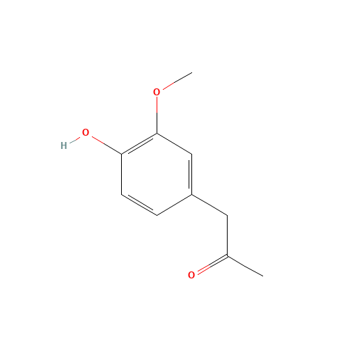 2503-46-0 4-HYDROXY-3-METHOXYPHENYLACETONE chemical structure