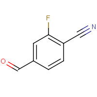101048-76-4 2-fluoro-4-formylbenzonitrile chemical structure