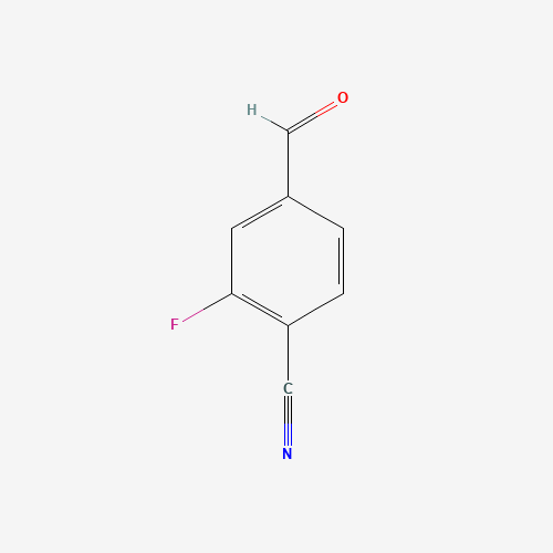 101048-76-4 2-fluoro-4-formylbenzonitrile chemical structure