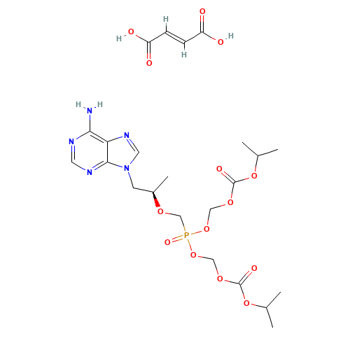 202138-50-9 Tenofovir disoproxil fumarate chemical structure