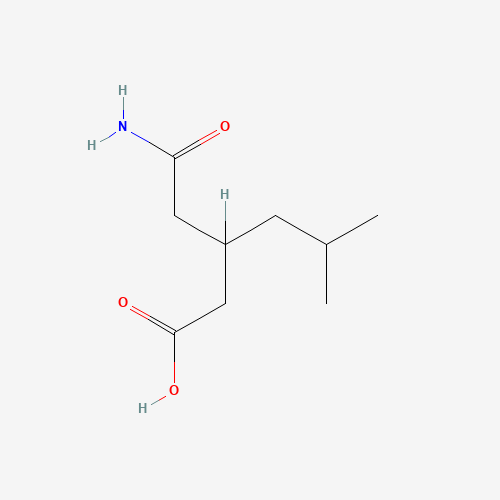 181289-15-6 3-Carbamoymethyl-5-methylhexanoic acid chemical structure