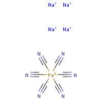 13601-19-9 Sodium ferrocyanide chemical structure