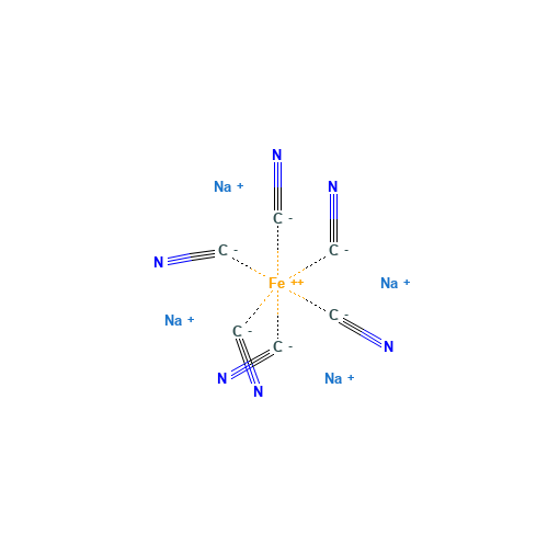 13601-19-9 Sodium ferrocyanide chemical structure