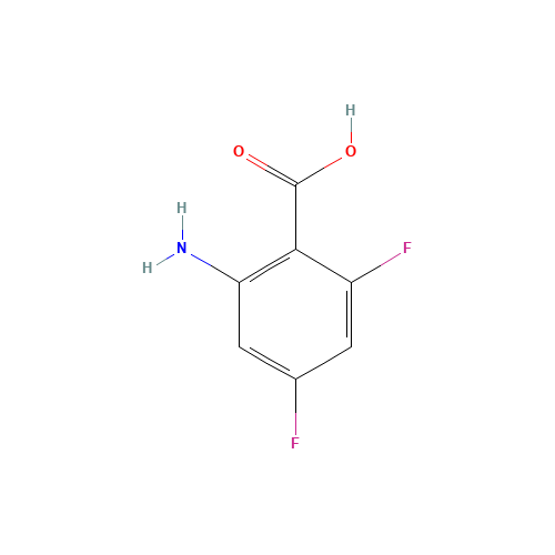 126674-77-9 2-Amino-4,6-difluoro-benzoic acid chemical structure