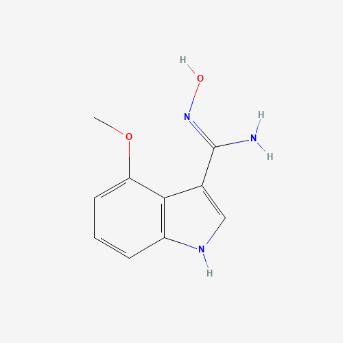 889943-82-2 N-Hydroxy-4-methoxy-1H-indole-3-carboxamidine chemical structure
