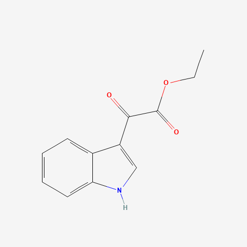 51079-10-8 (1H-Indol-3-yl)-oxo-acetic acid ethyl ester chemical structure