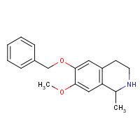 51745-26-7 6-Benzyloxy-7-methoxy-1-methyl-1,2,3,4-tetrahydro-isoquinoline chemical structure
