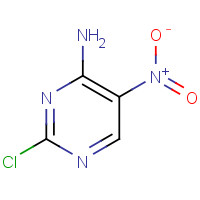 1920-66-7 2-Chloro-5-nitro-pyrimidin-4-ylamine chemical structure