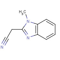 2735-62-8 (1-Methyl-1H-benzoimidazol-2-yl)-acetonitrile chemical structure