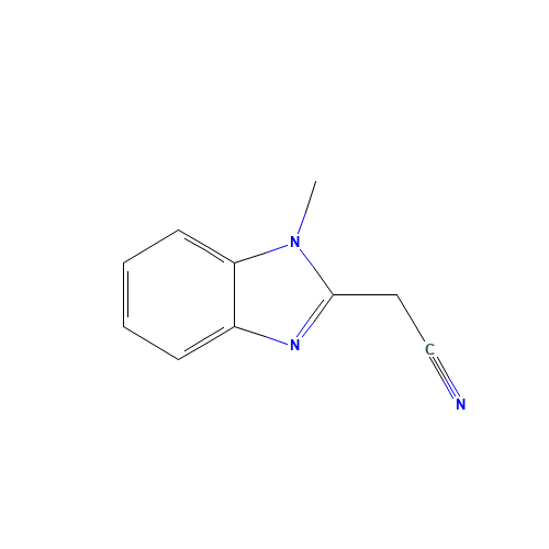 2735-62-8 (1-Methyl-1H-benzoimidazol-2-yl)-acetonitrile chemical structure