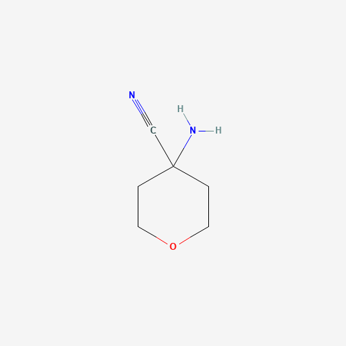 50289-12-8 4-Amino-tetrahydro-pyran-4-carbonitrile chemical structure