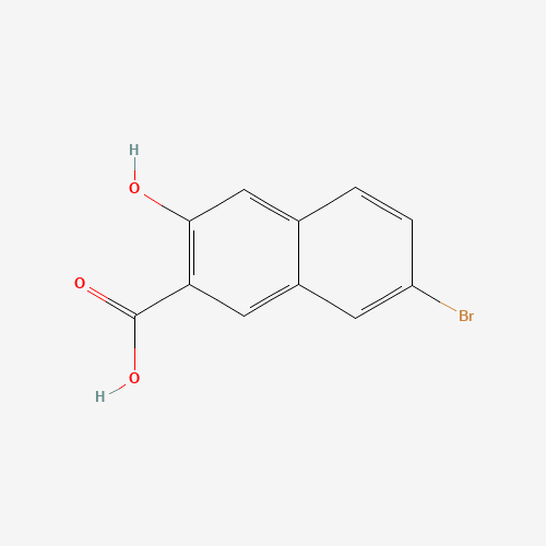 1779-11-9 7-BROMO-3-HYDROXY-NAPHTHALENE-2-CARBOXYLIC ACID chemical structure