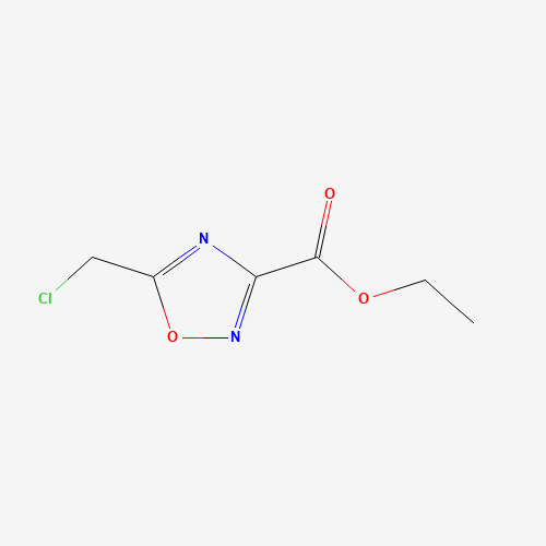 1009620-97-6 ethyl 5-(chloromethyl)-1,2,4-oxadiazole-3-carboxylate chemical structure