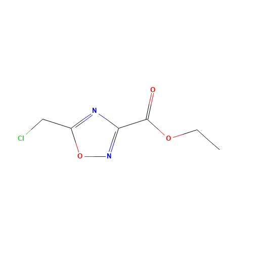 1009620-97-6 ethyl 5-(chloromethyl)-1,2,4-oxadiazole-3-carboxylate chemical structure