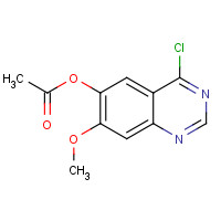 230955-75-6 6-Acetoxy-4-chloro-7-methoxyquinazoline chemical structure