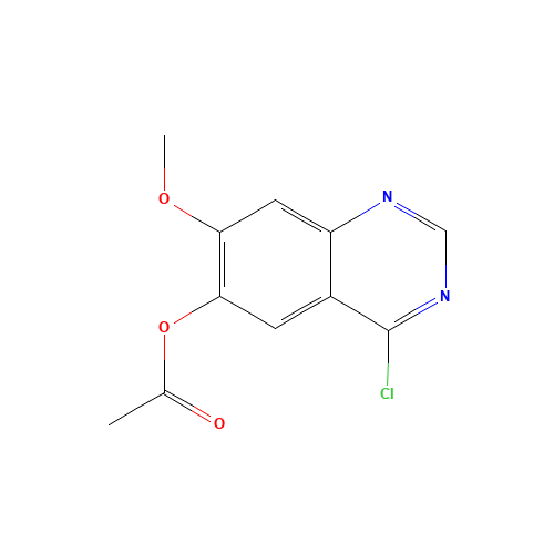 230955-75-6 6-Acetoxy-4-chloro-7-methoxyquinazoline chemical structure