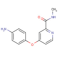 284462-37-9 4-(4-Aminophenoxy)-N-methylpicolinamide chemical structure