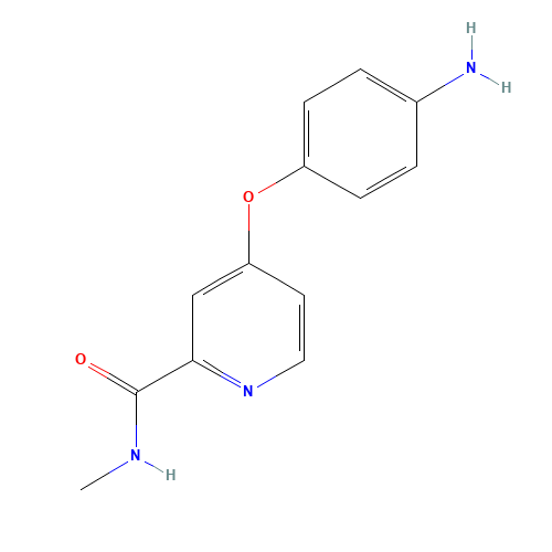284462-37-9 4-(4-Aminophenoxy)-N-methylpicolinamide chemical structure