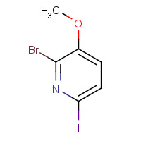 321535-37-9 2-BROMO-6-IODO-3-METHOXYPYRIDINE chemical structure