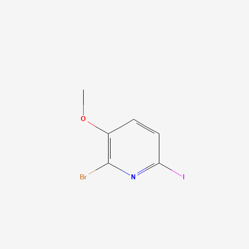 321535-37-9 2-BROMO-6-IODO-3-METHOXYPYRIDINE chemical structure