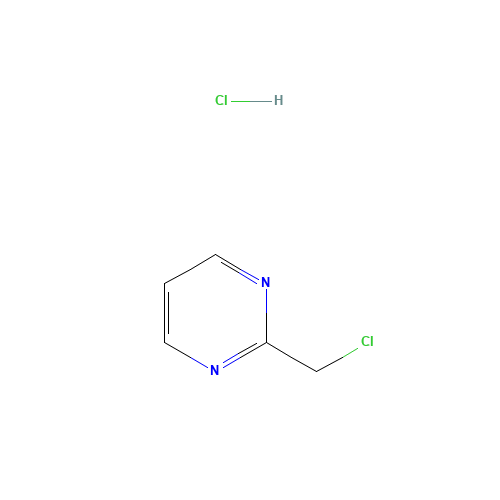 936643-80-0 2-(CHLOROMETHYL)PYRIMIDINE HYDROCHLORIDE chemical structure