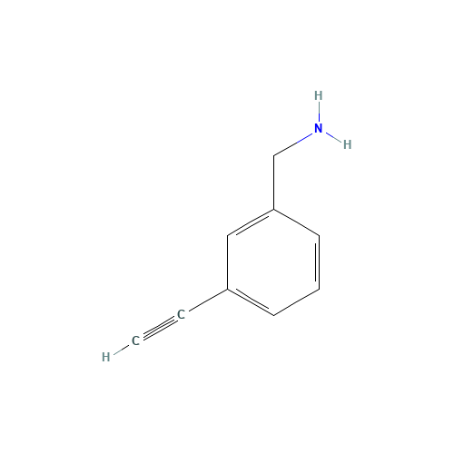 615288-78-3 Benzenemethanamine,3-ethynyl-(9CI) chemical structure