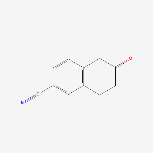 136081-50-0 6-OXO-5,6,7,8-TETRAHYDRO-NAPHTHALENE-2-CARBONITRILE chemical structure