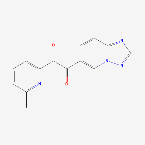 356560-84-4 1-([1,2,4]triazolo[1,5-a]pyridin-6-yl)-2-(6-methylpyridin-2-yl)ethane-1,2-dione chemical structure