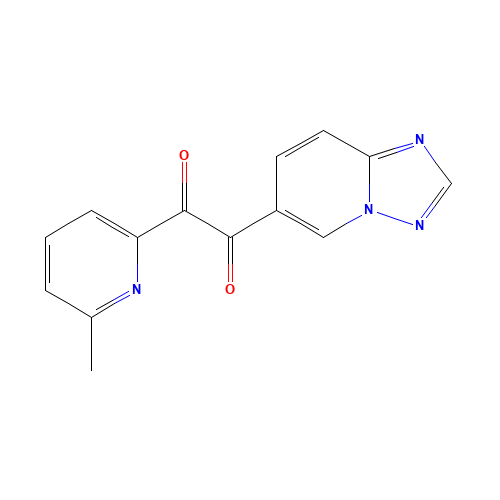 356560-84-4 1-([1,2,4]triazolo[1,5-a]pyridin-6-yl)-2-(6-methylpyridin-2-yl)ethane-1,2-dione chemical structure