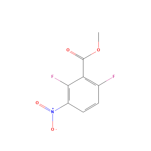 84832-01-9 METHYL 2,6-DIFLUORO-3-NITROBENZOATE chemical structure