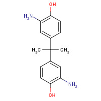 1220-78-6 2,2-Bis(3-amino-4-hydroxyphenyl)propane chemical structure