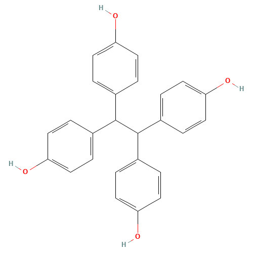 7727-33-5 1,1,2,2-Tetrakis(4-hydroxyphenyl)ethane chemical structure