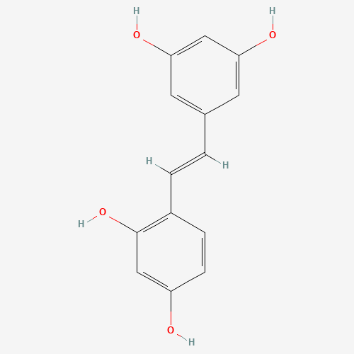 29700-22-9 4-[2-(3,5-dihydroxyphenyl)ethenyl]benzene-1,3-diol chemical structure