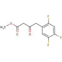 769195-26-8 3-OXO-4-(2,4,5-TRIFLUORO-PHENYL)-BUTYRIC ACID METHYL ESTER chemical structure